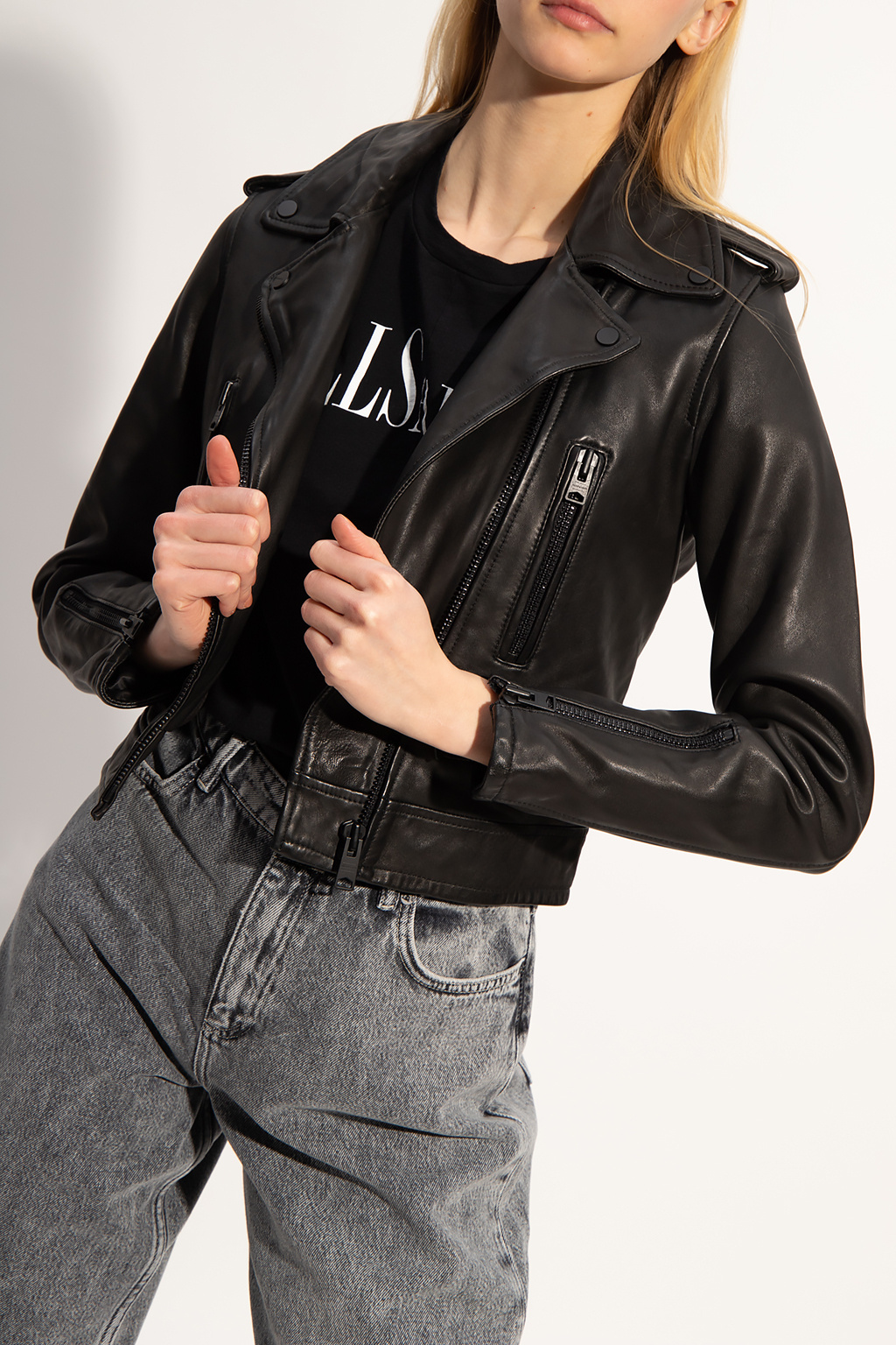 AllSaints ‘Lindell’ leather jacket